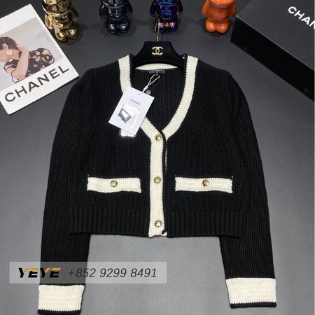 Chanel V-Neck Cardigan Sweater