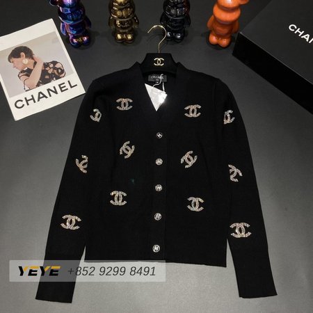 Chanel V-Neck Cardigan Sweater