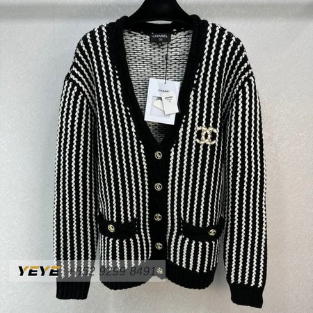 Chanel V-Neck Cardigan Sweater