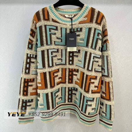 Fendi V-Neck Cardigan Sweater