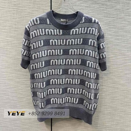 Miu Miu Knitted Short Sleeve