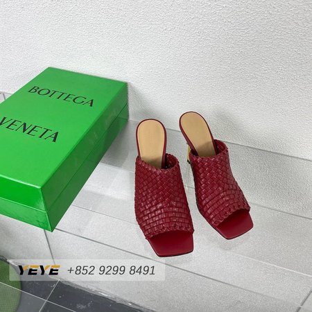 Bottega Veneta Red Intrecciato Curve Heeled Sandals 34-41
