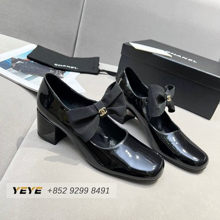 Chanel CC Ribbon Mary Janes Pumps 35-41