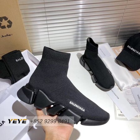 Balenciaga Speed 2.0 Shiny Black
