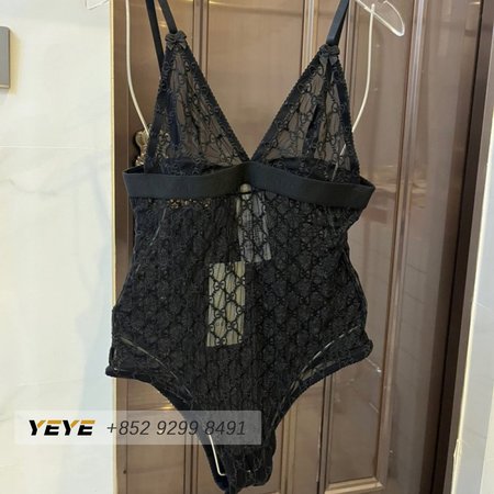 Gucci GG Tulle Jumpsuit Black