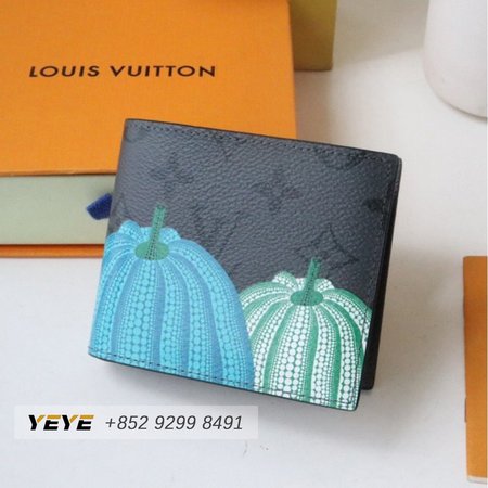 slender wallet pumpkin print