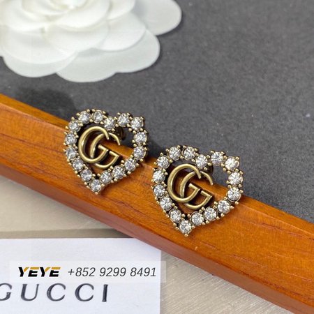 Gucci Heart Stud Earrings