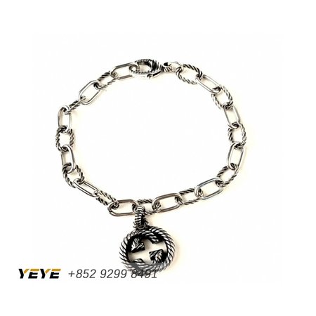Gucci Twisted G Bracelet in Sterling Silver