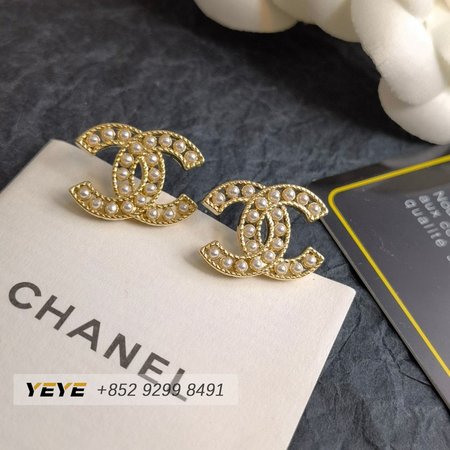 Chanel Pearl Earrings