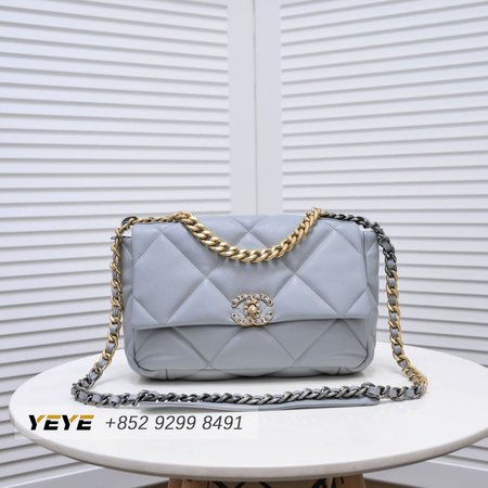 Chanel 19 Flap Bag Quilted Lambskin