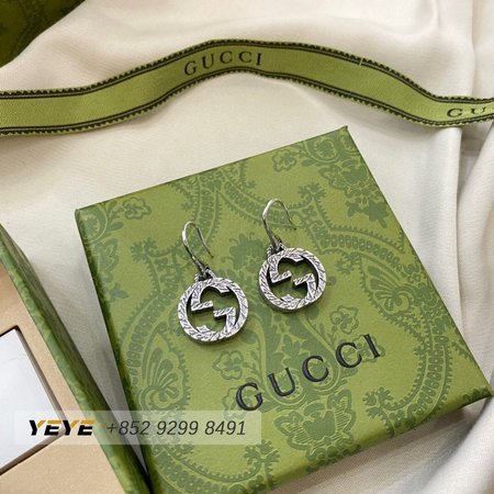 Gucci Interlocking G Dangle Drop Earrings