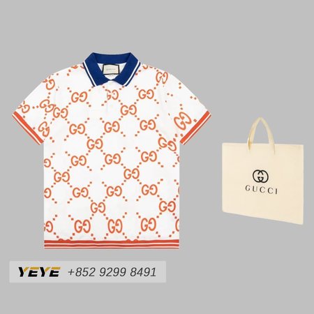 Gucci Baby GG Cotton Polo Shirt