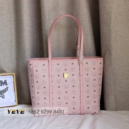 MCM Visetos Toni Shopper Tote