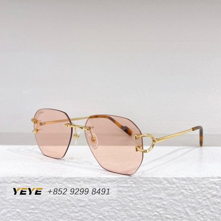 Cartier Eyewear Signature C Rimless Sunglasses