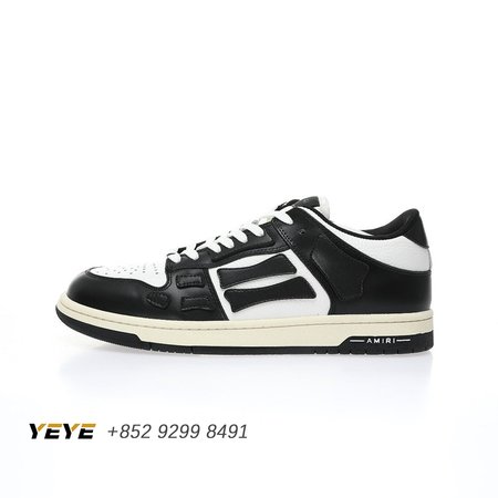 Amiri Skel Top Low Black White Sneaker