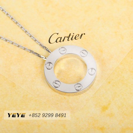 Cartier Love Necklace - 18k White Gold