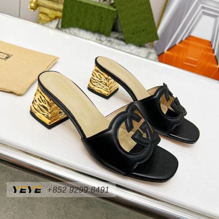 Gucci Women's Interlocking G Cut-Out Sandal