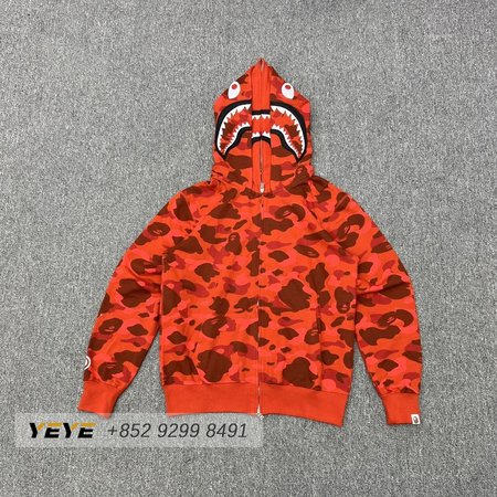 Bape Hoodie Shark Camo Print