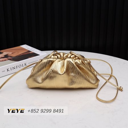 Bottega Veneta Mini Pouch Gold