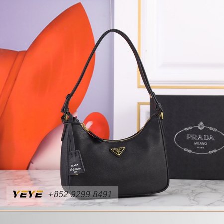 Prada Re-Edition 2005 Re-Nylon Mini Bag Black 1BC204