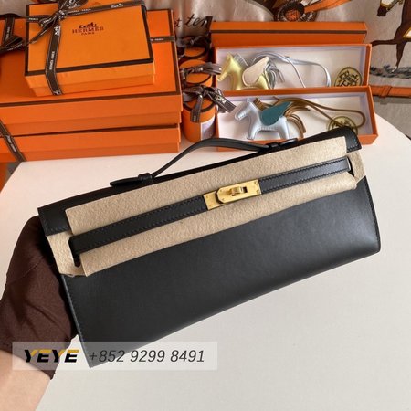 Hermes Kelly 31cm Swift 89 Black