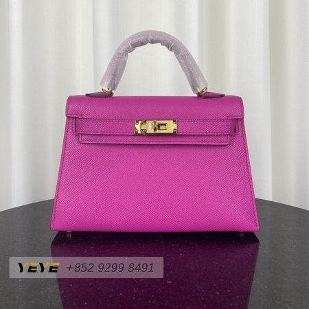 Hermes Mini Kelly 20 II Rose Pourpre Bag