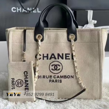 Chanel Deauville Tote MM Bag