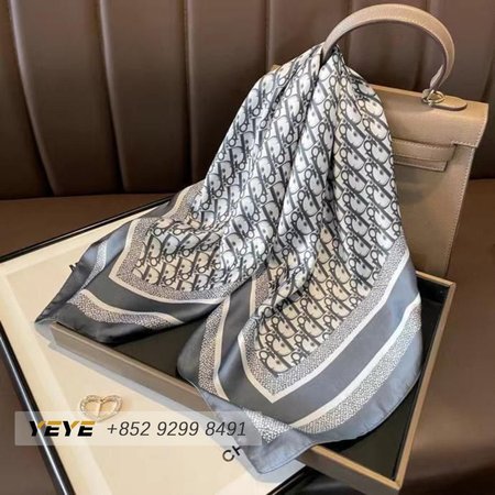 Dior Oblique Diortwin 90 Square Scarf