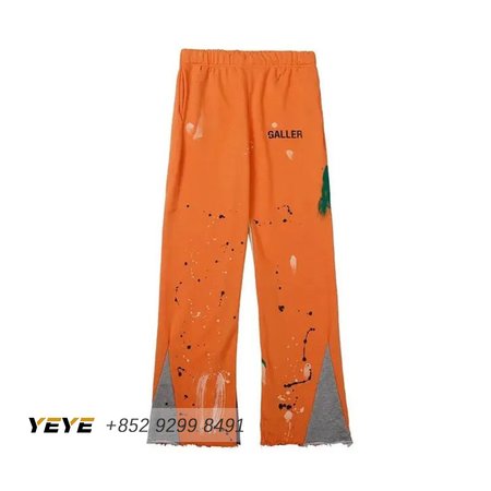 Gallery Dept Mens Jeans Pants Galleries Sweatpants Dept Speckled Letter Print