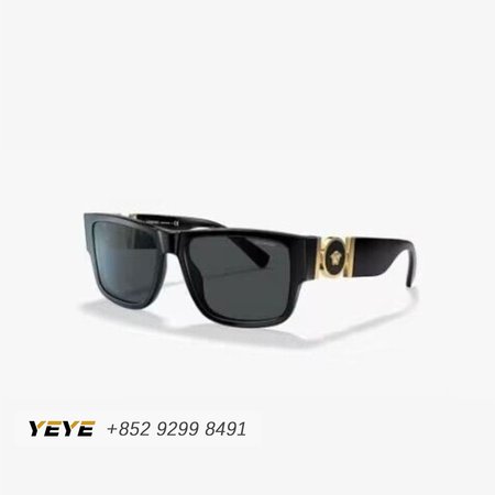 Versace Squared Medusa Medallion Sunglasses