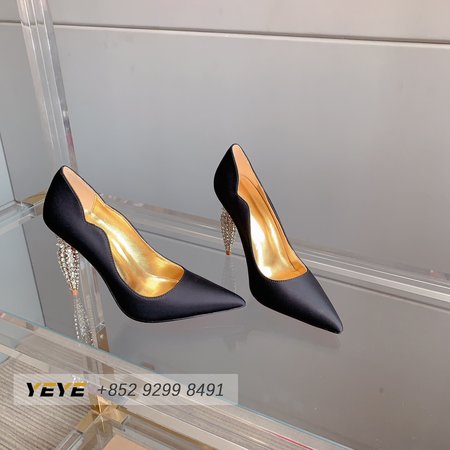 Christian Louboutin Women's Lipstrass 100 Satin Pump