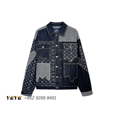 monogram crazy denim workwear jacket 1a9gej m-xl