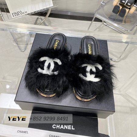 Chanel Slippers Black 35-40