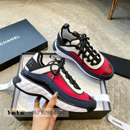 Chanel Sneakers Dark Red/Dark Blue/Ivory 35-46