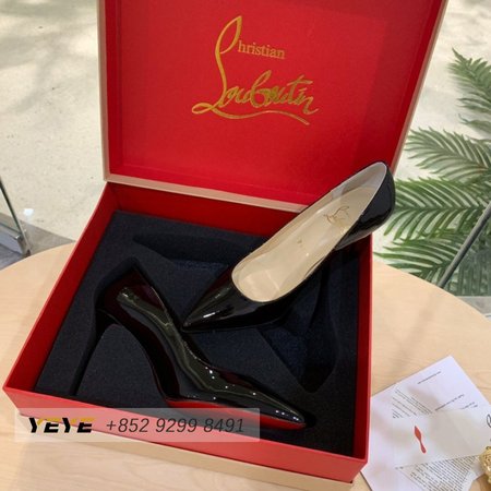 Christian Louboutin Kate 85mm Pumps Patent Calf Black 35-39