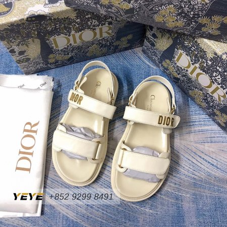 Dioract Sandal White Lambskin 35-40