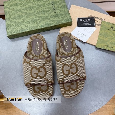 Gucci Jumbo GG Platform Slide 35-45