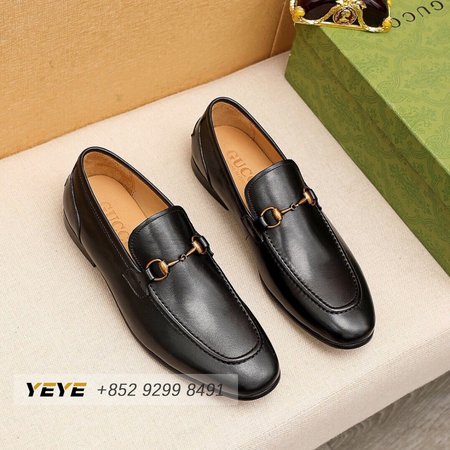 Gucci Jordaan Leather Loafer Black Leather 38-44