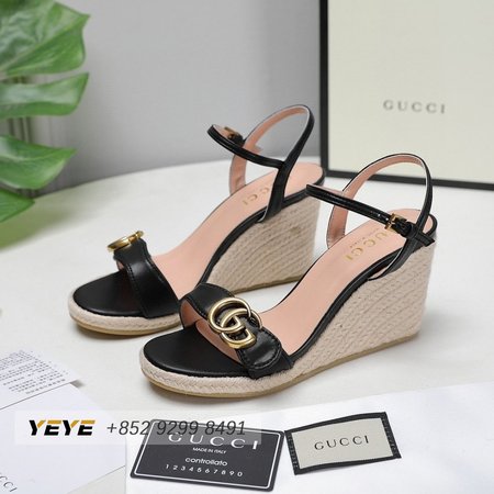 Gucci Leather Platform Espadrille 35-41