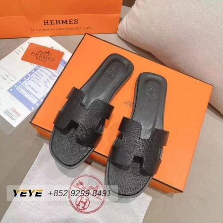 Hermes Oran Sandal Black 35-40