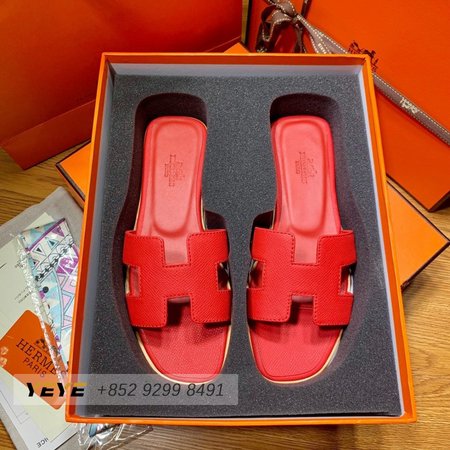 Hermes Oran Sandal Red 35-40