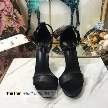 Dolce & Gabbana Nappa Leather Sandals With Baroque DG Detail 35-41